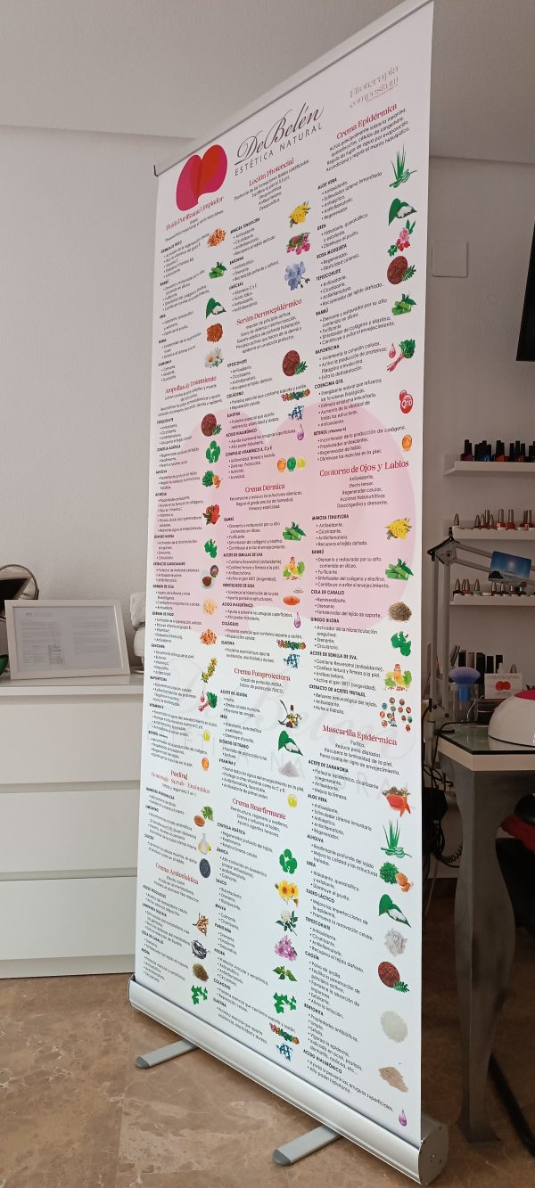 Roll-Up Personalizado 85 x 206 cm en Lona Semi Brillo 340g - Imagen 2